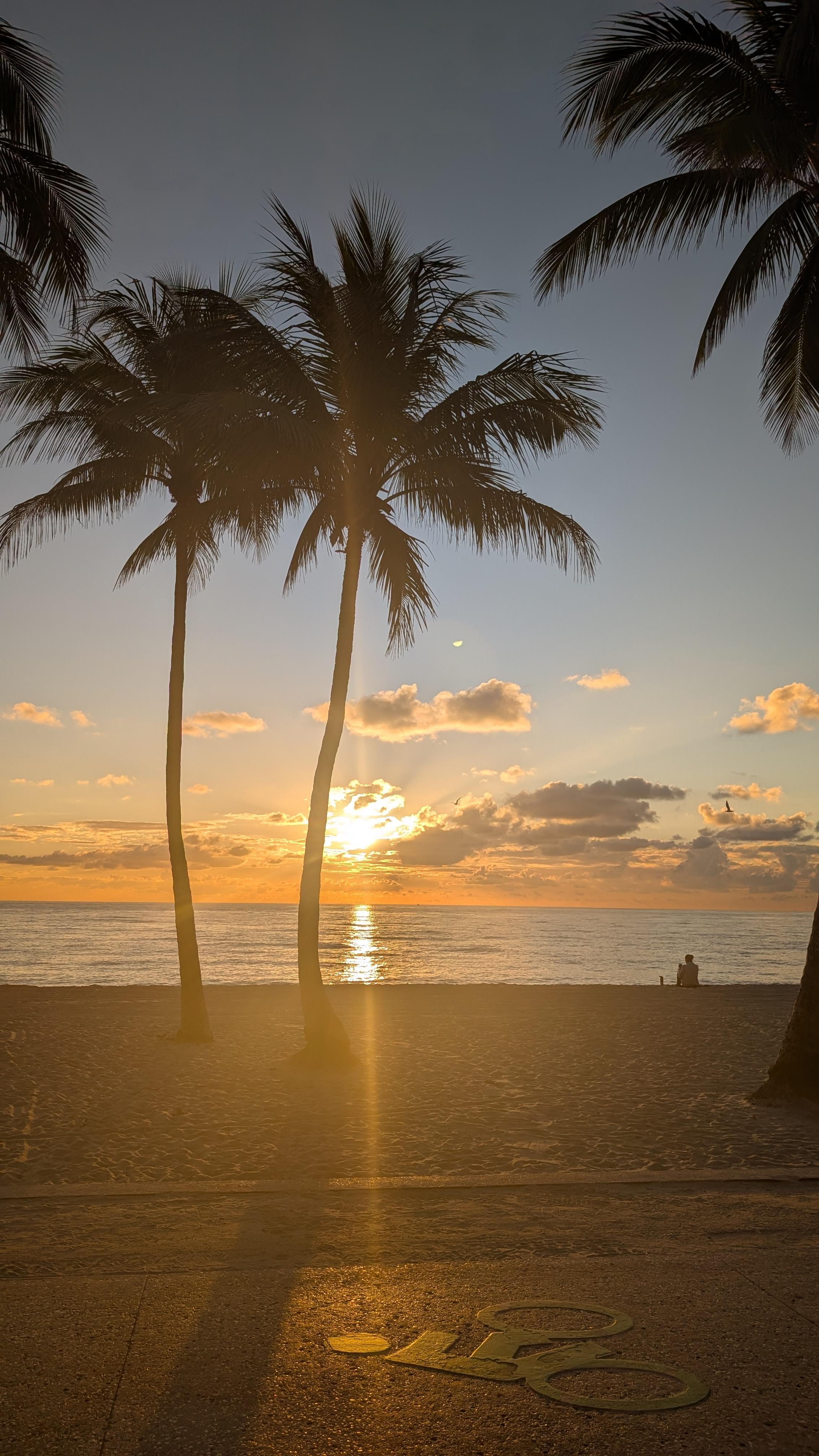 Sunrise from the boardwalk