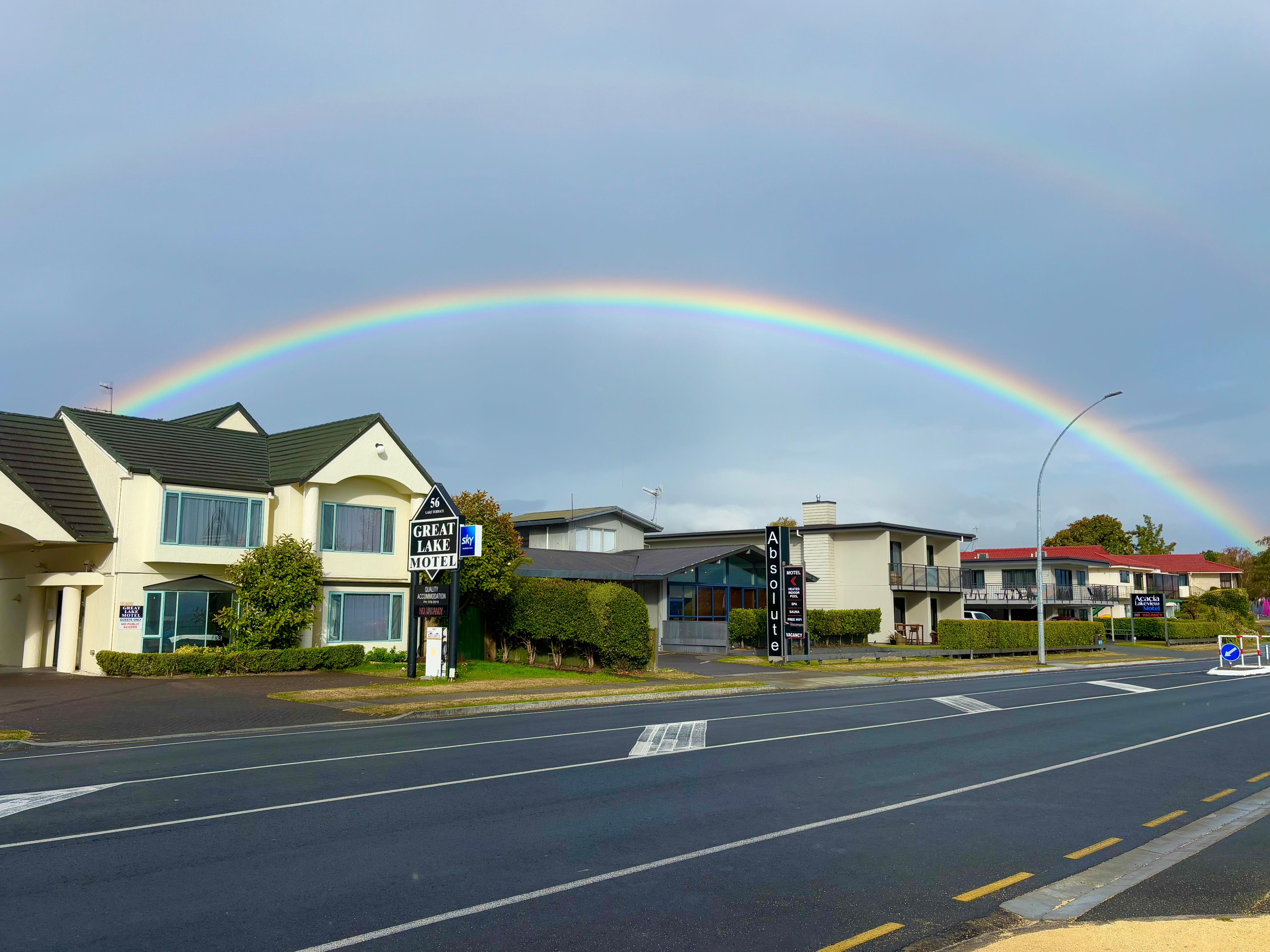 Motel at the end of the rainbow