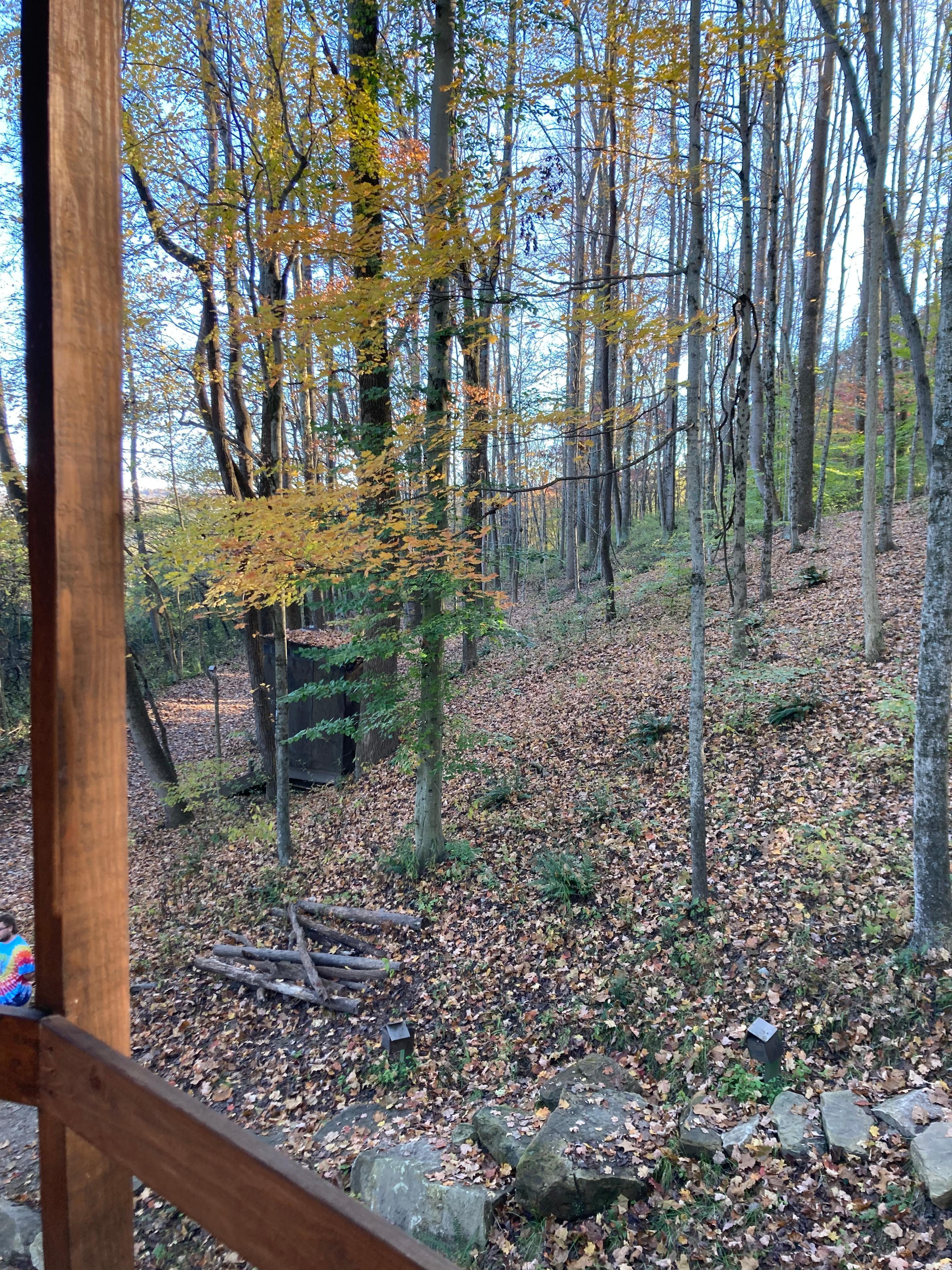 View from the balcony walkway