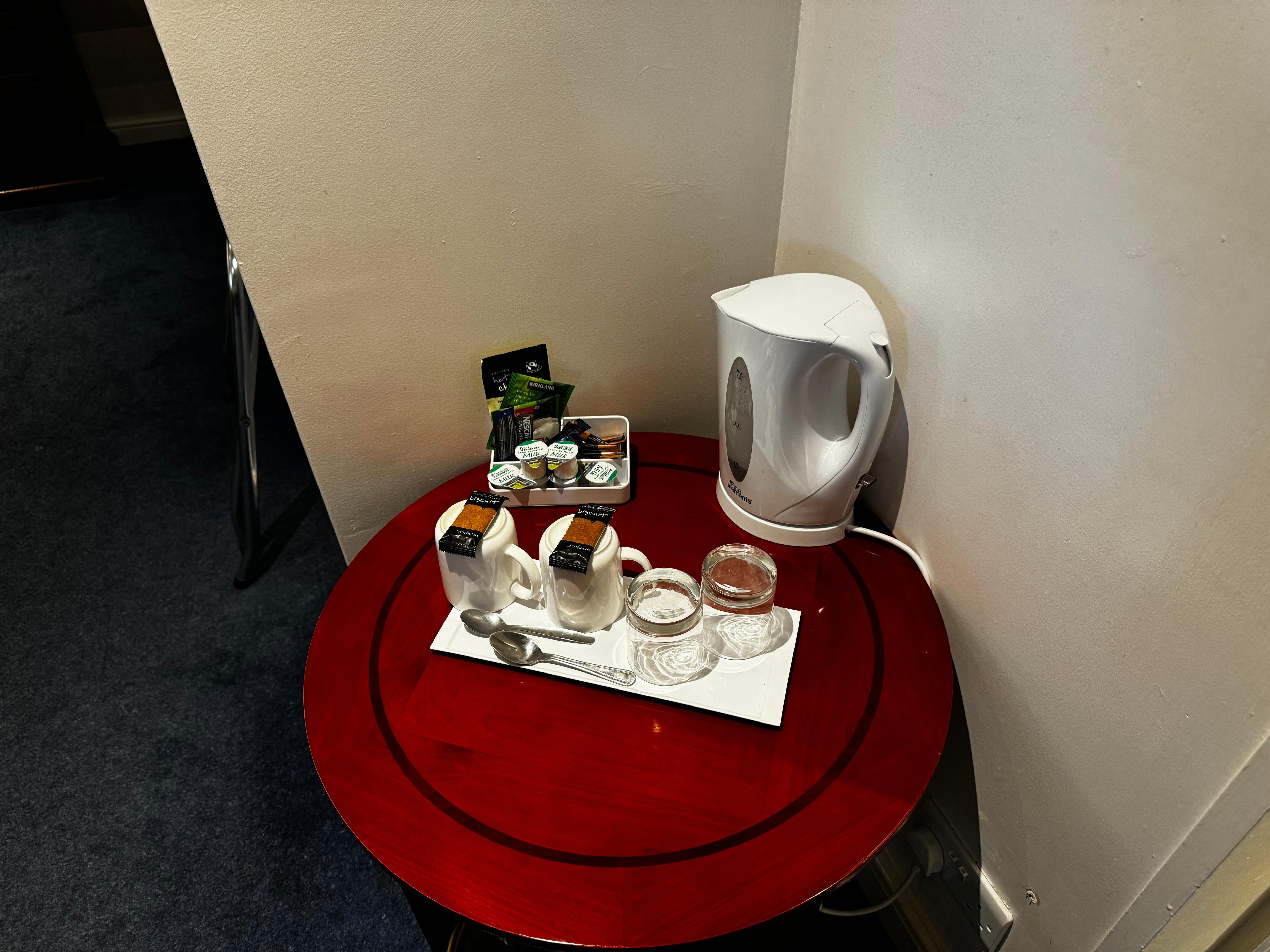 Tea and Coffee in room