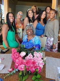 Birthday lunch celebration at the Coliseum. The Resort at Pelican Hills.