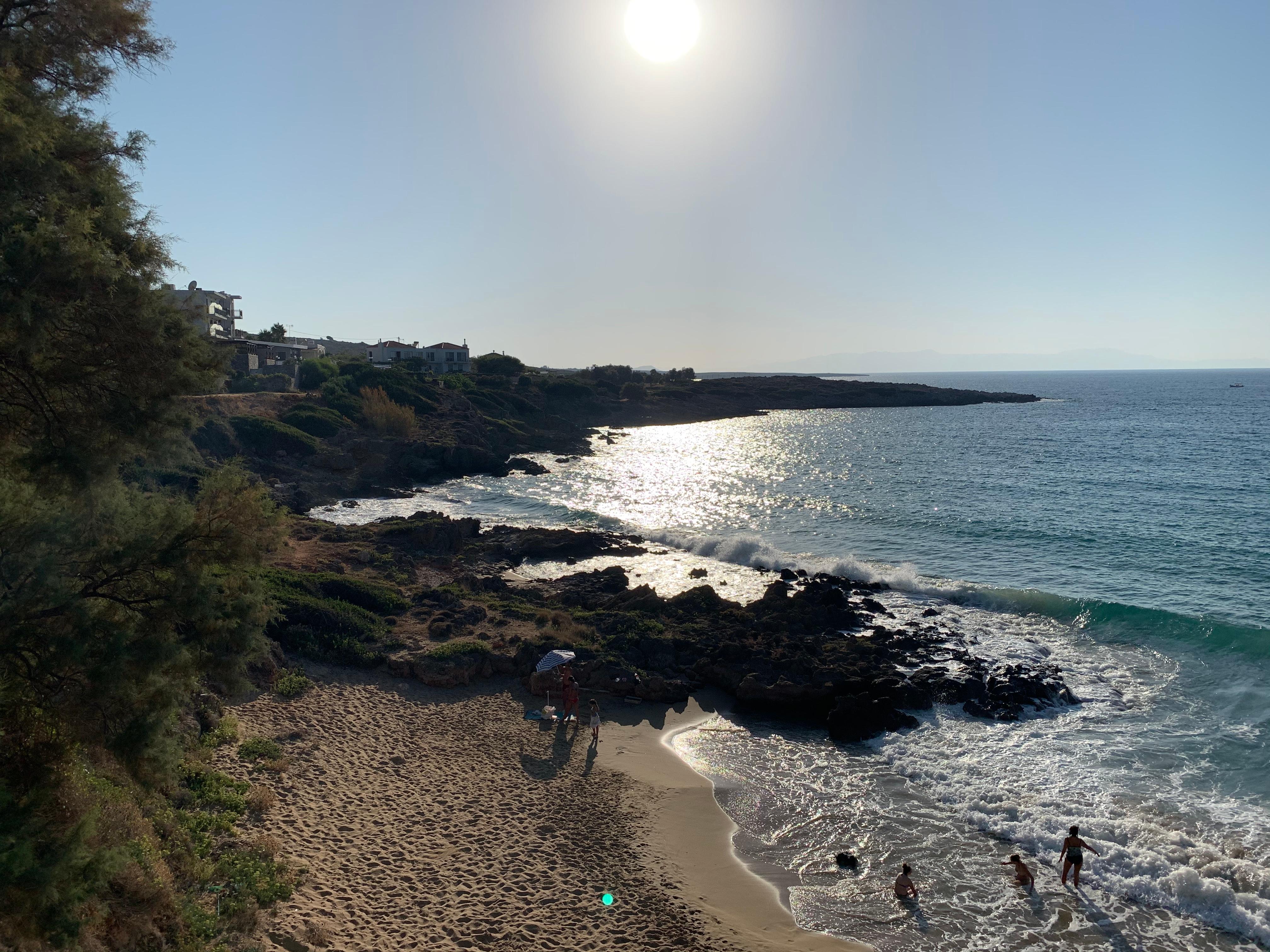 Nearby beach in Kalathos.