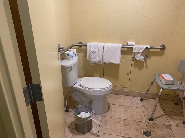 No countertop or vanity.