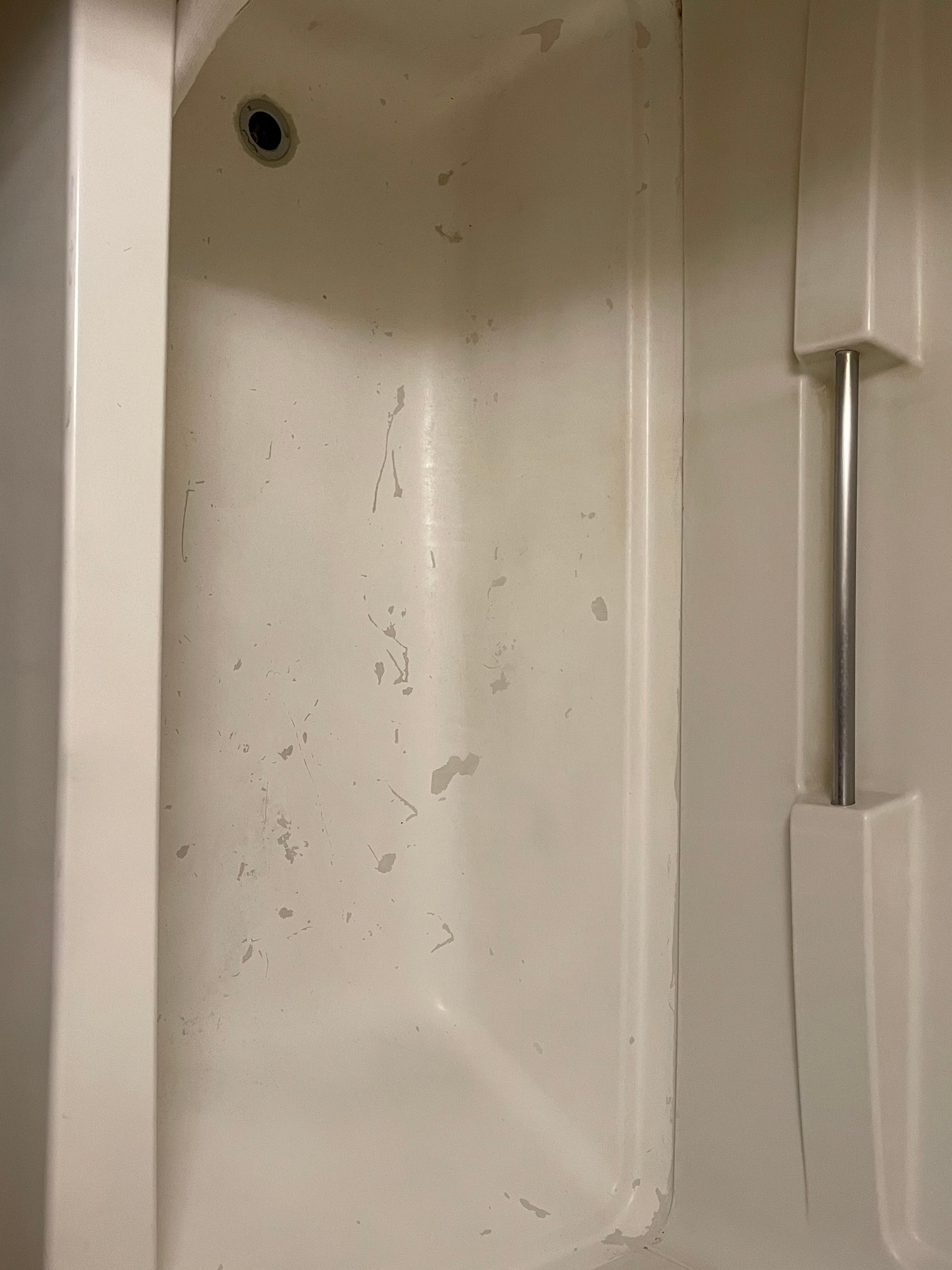 Tub mold not glazed