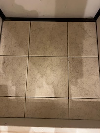 Dirty floor and sticky