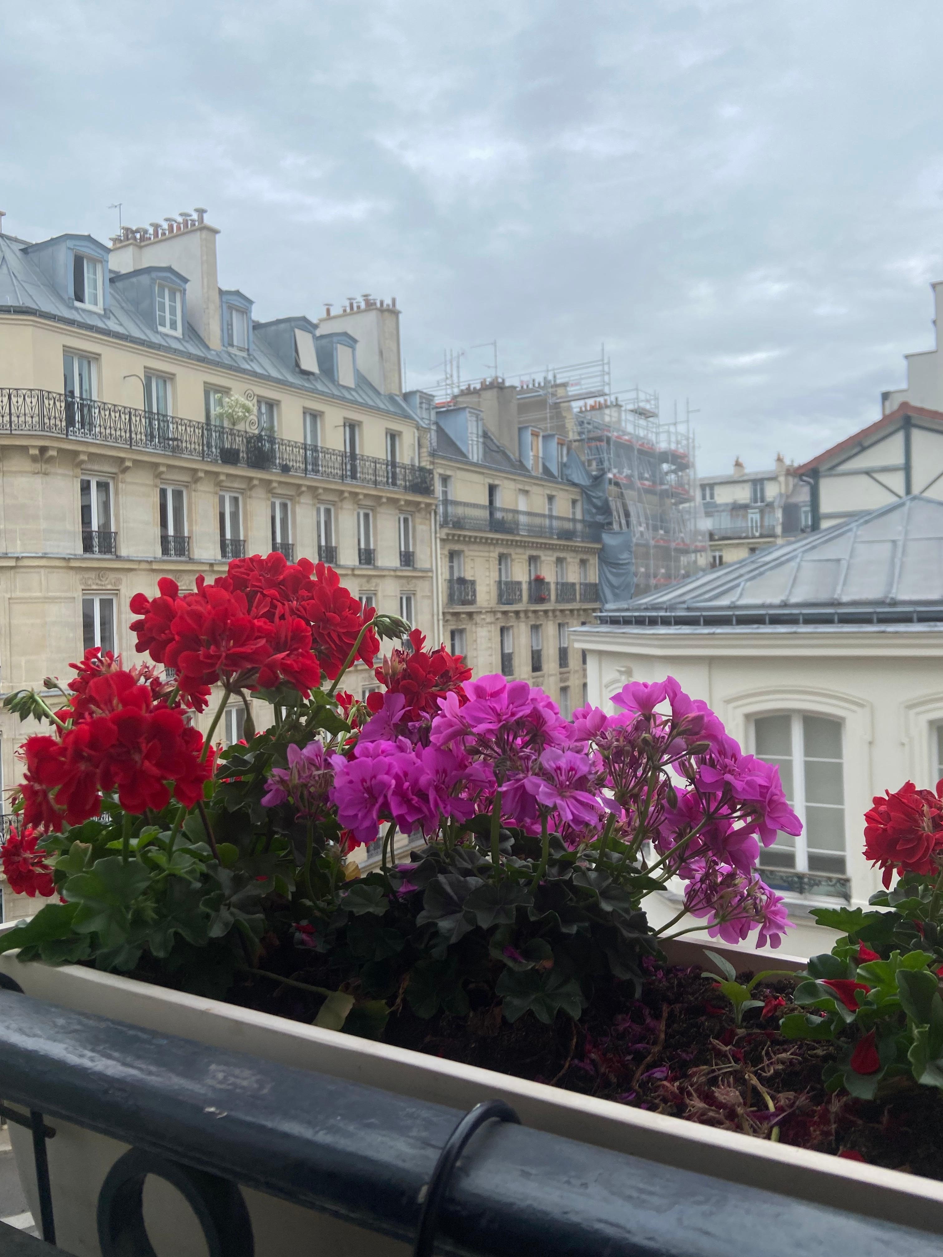 Utsikt fra rom i 3. etasje