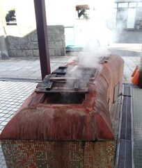 宿泊者が自由に使える地獄蒸し♫