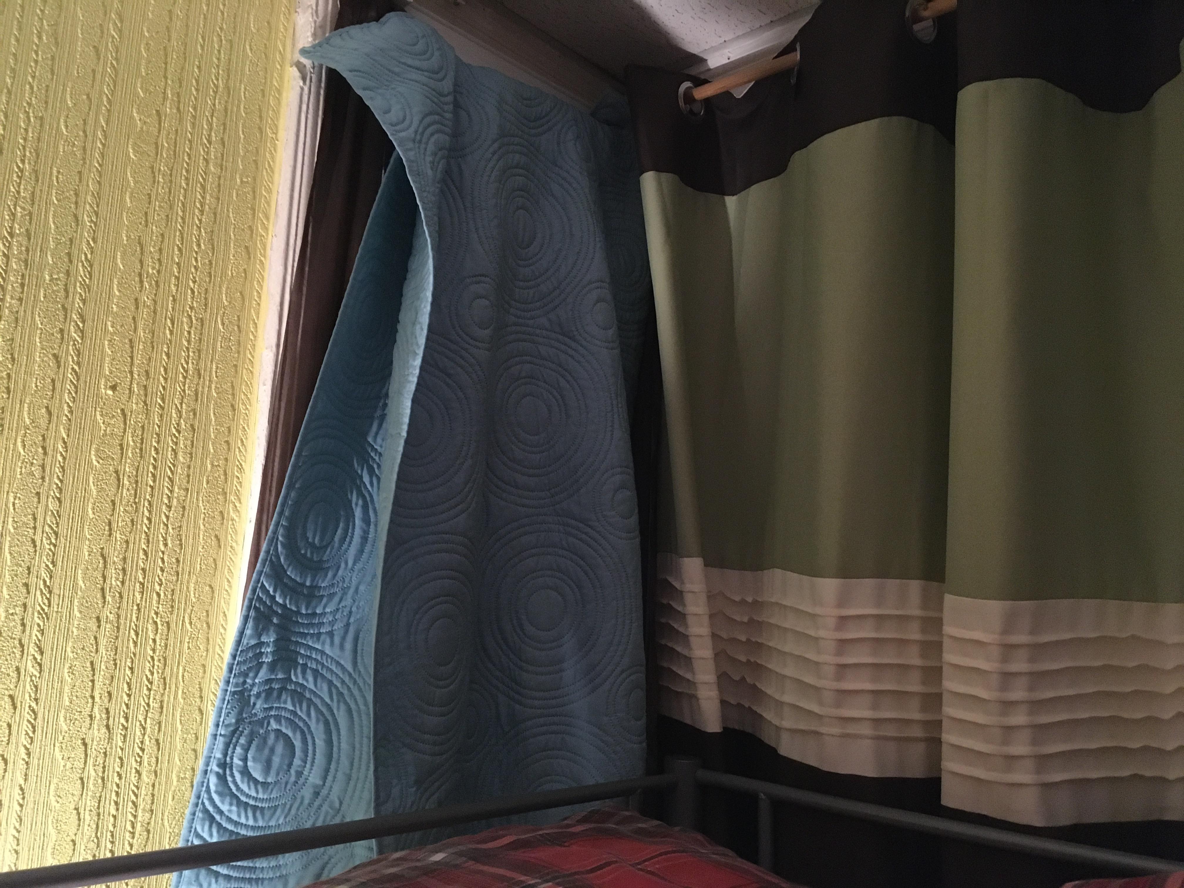 Curtain or bed sheet?