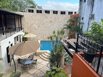 View from our balcony