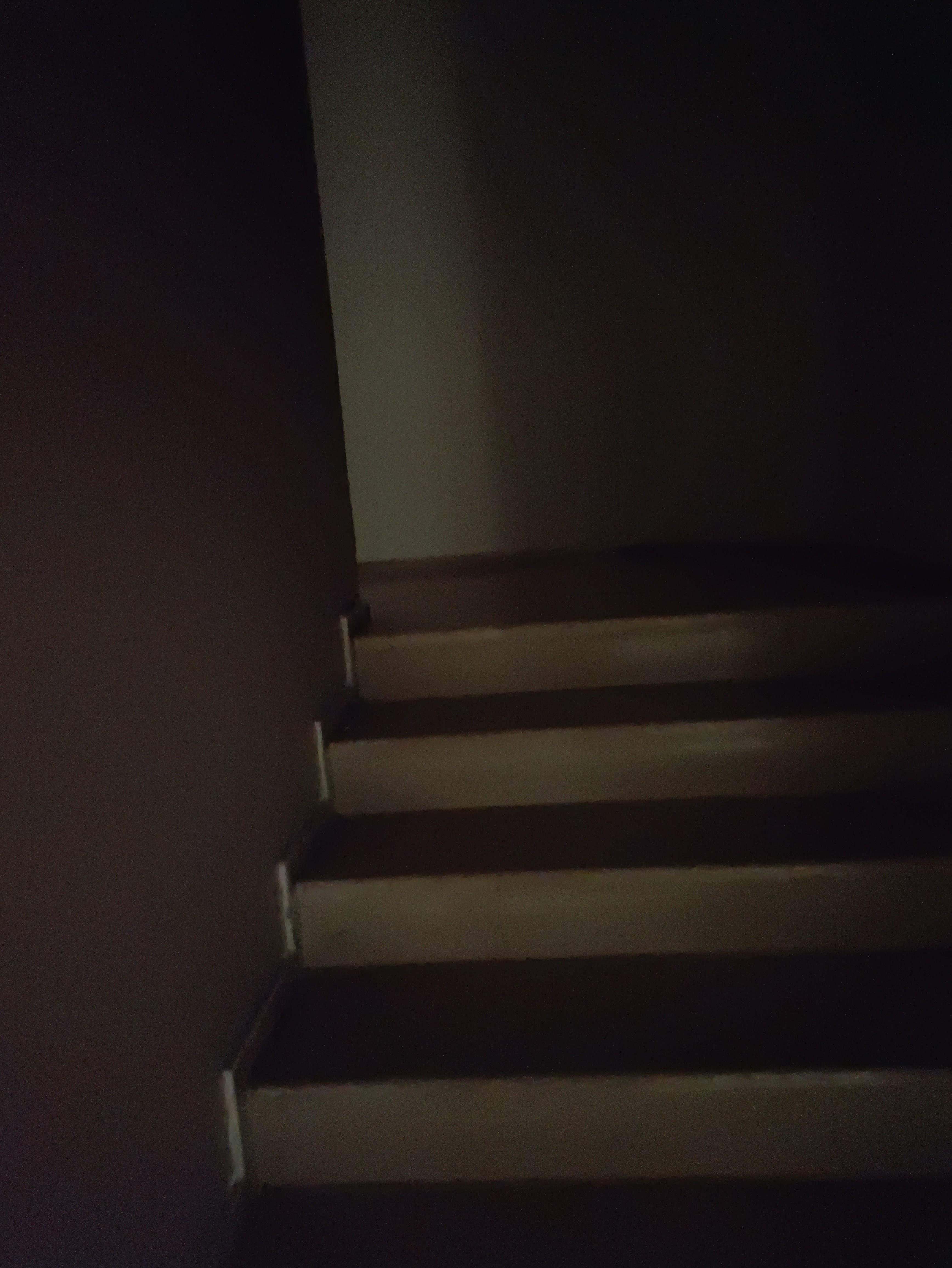 use the stairs in the hotel only with a flashlight