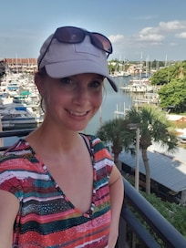 The view from one of our balconies on the 4th floor.