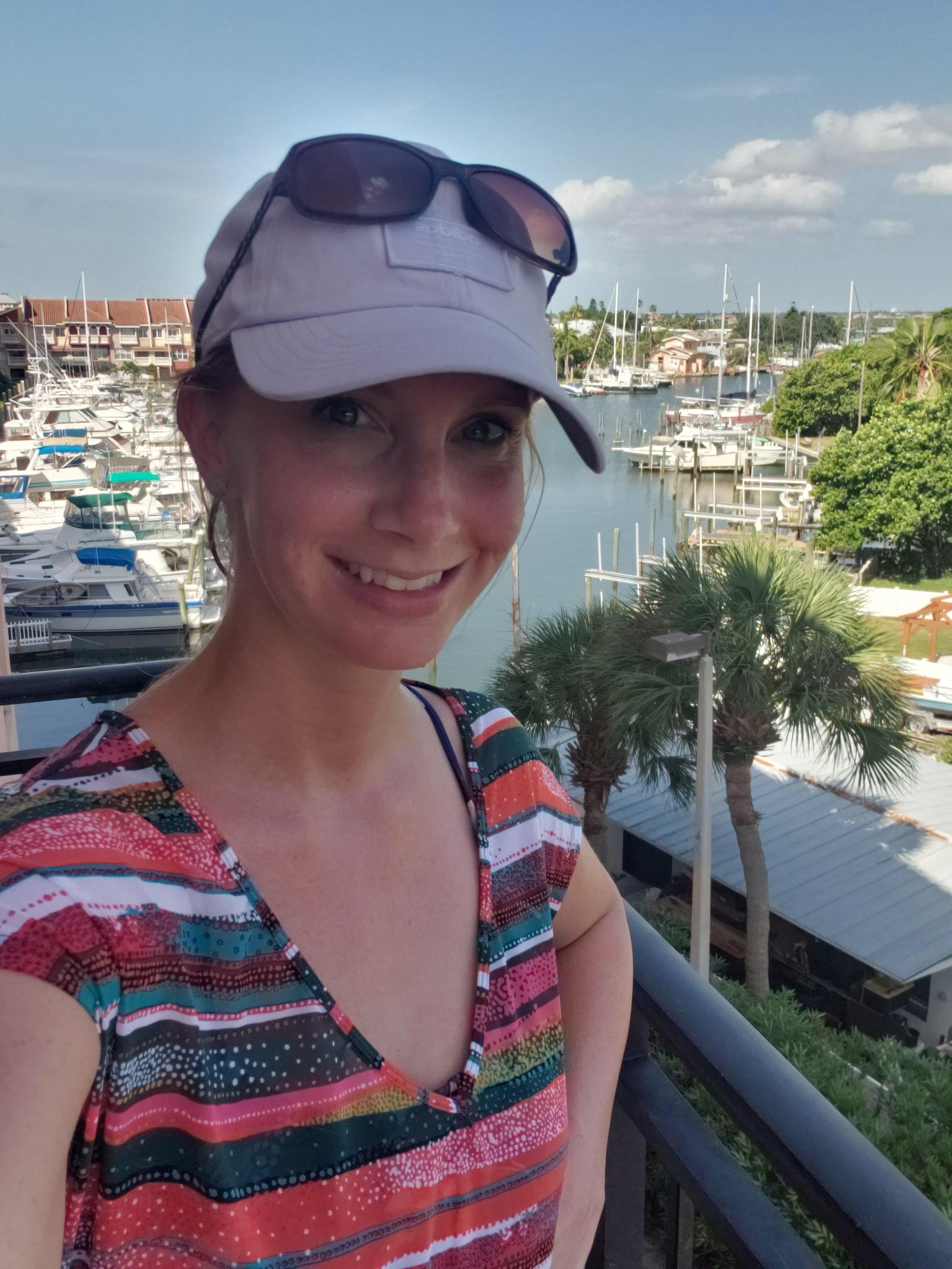 The view from one of our balconies on the 4th floor.