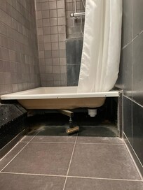Free space under the shower