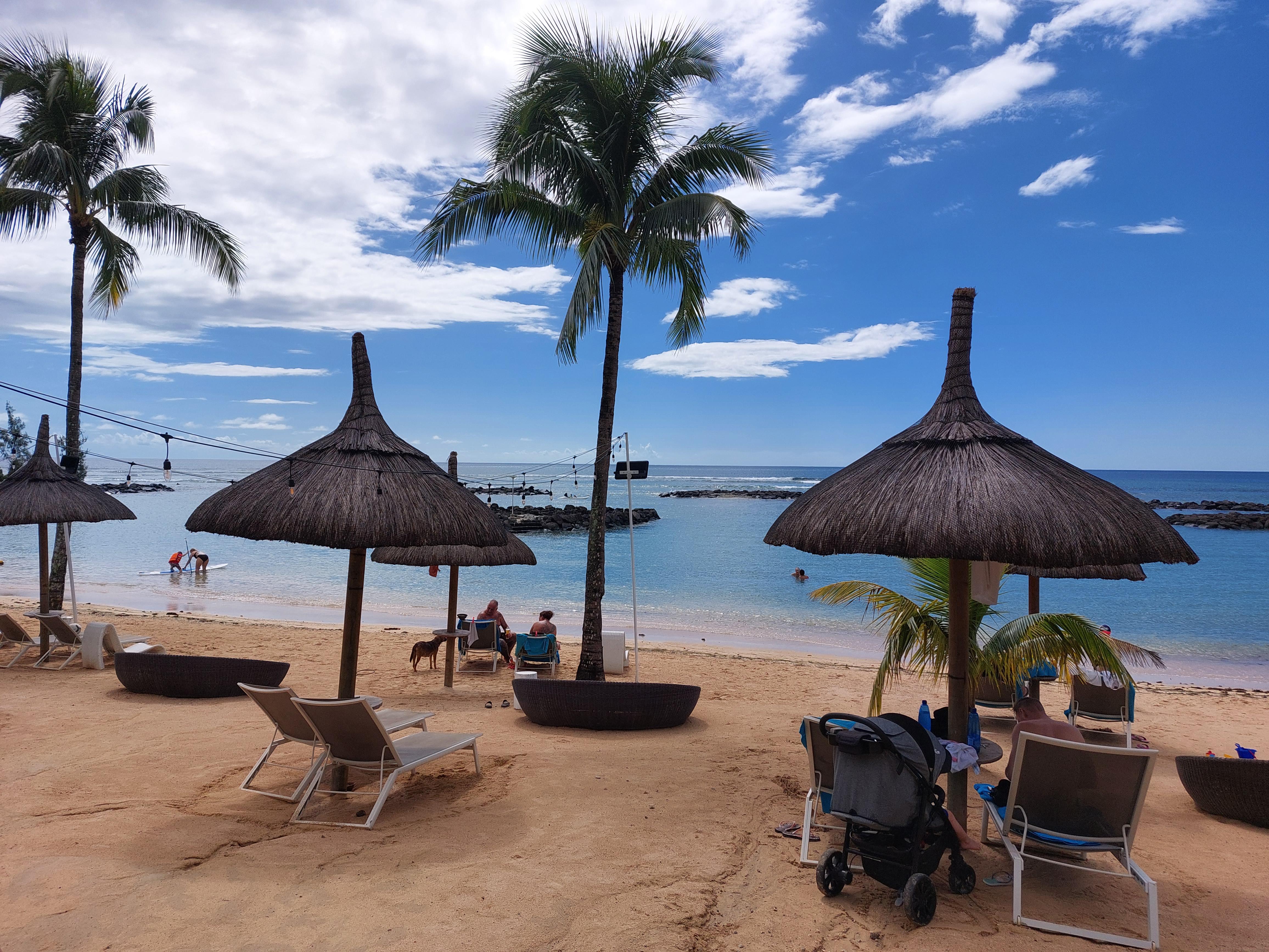 la plage de l'hôtel