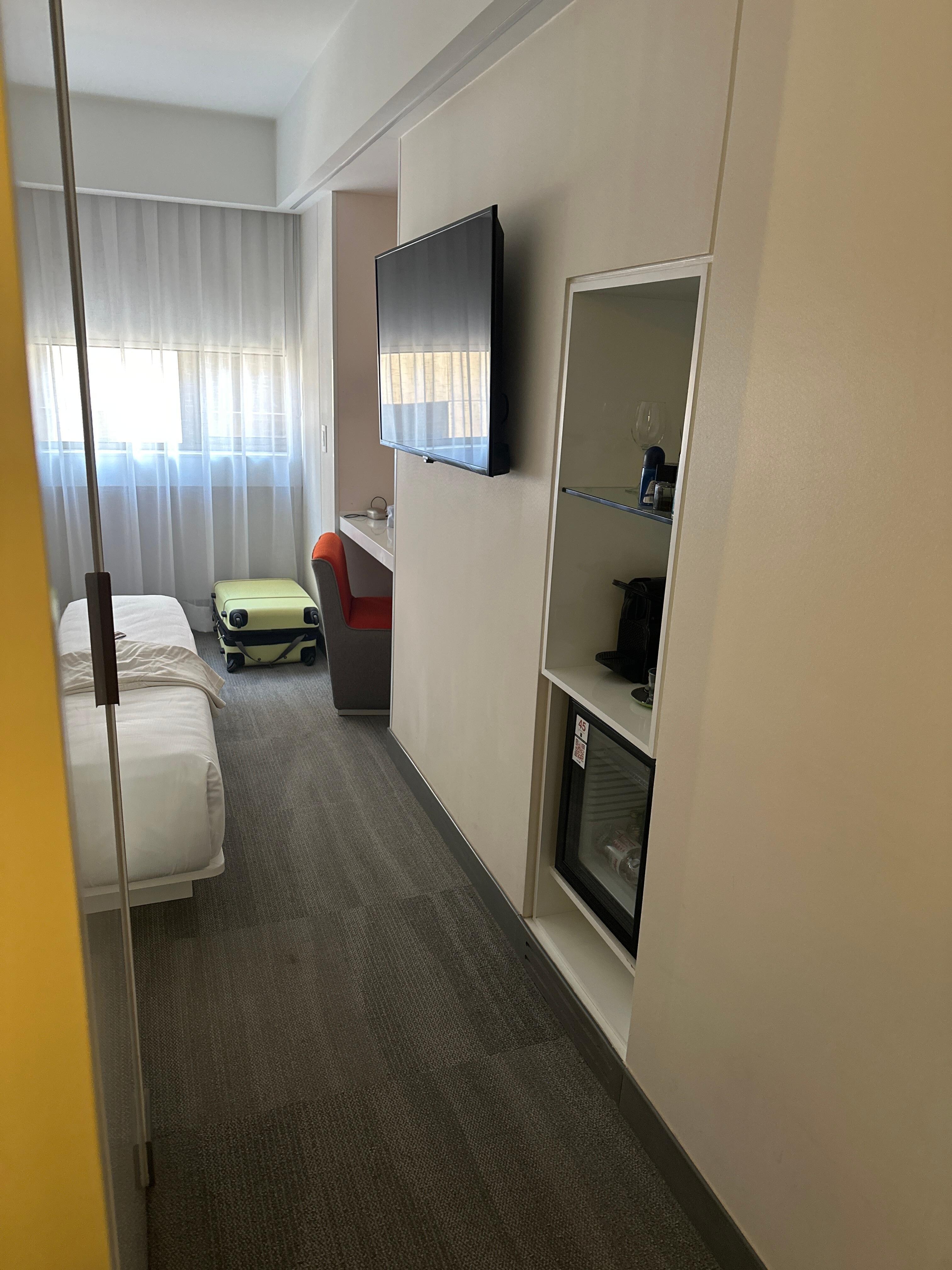 Vista hacia la habitación