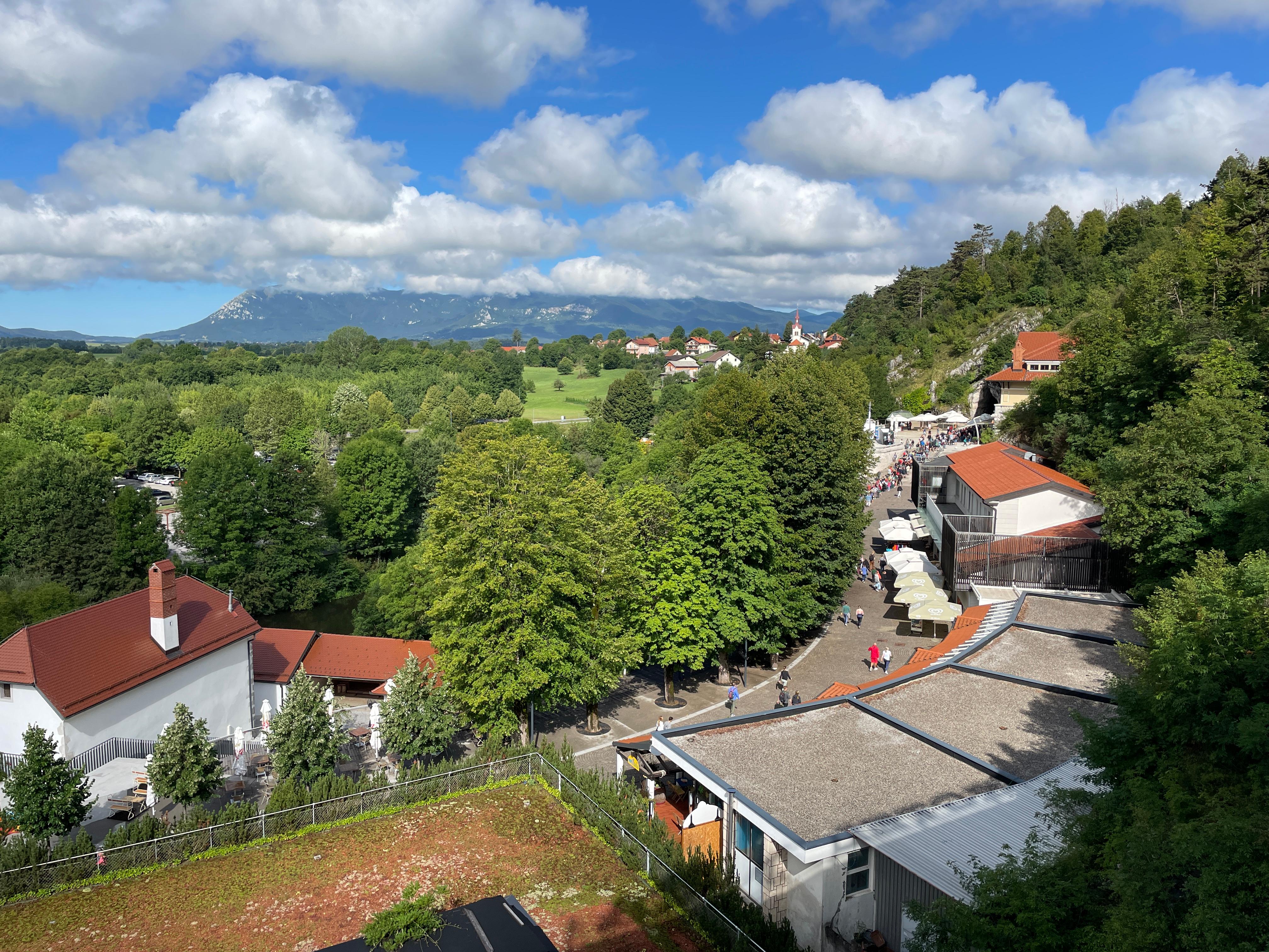 Daytime view from the balcony