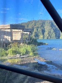 Left side of the hotel