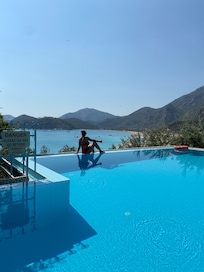 Infinity pool overlooking Oludeniz