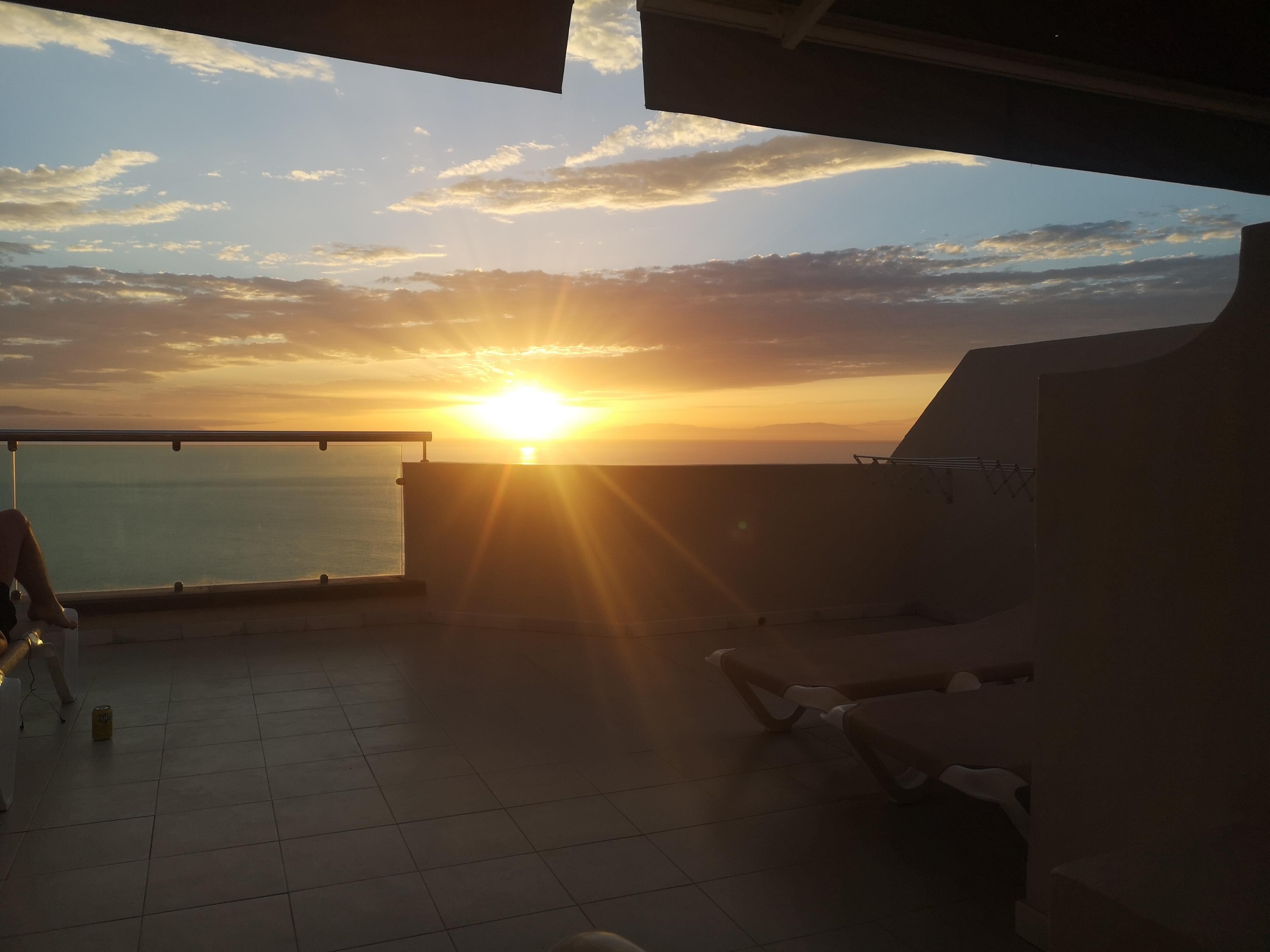 Sunset from balcany