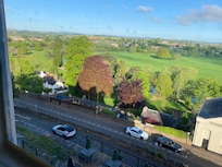 Udsigten fra hotel værelset.