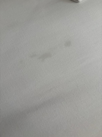 Stain on sheets
