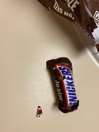 Mouse going after candy.