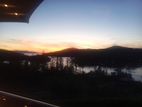 Sunset from the restaurant Patio