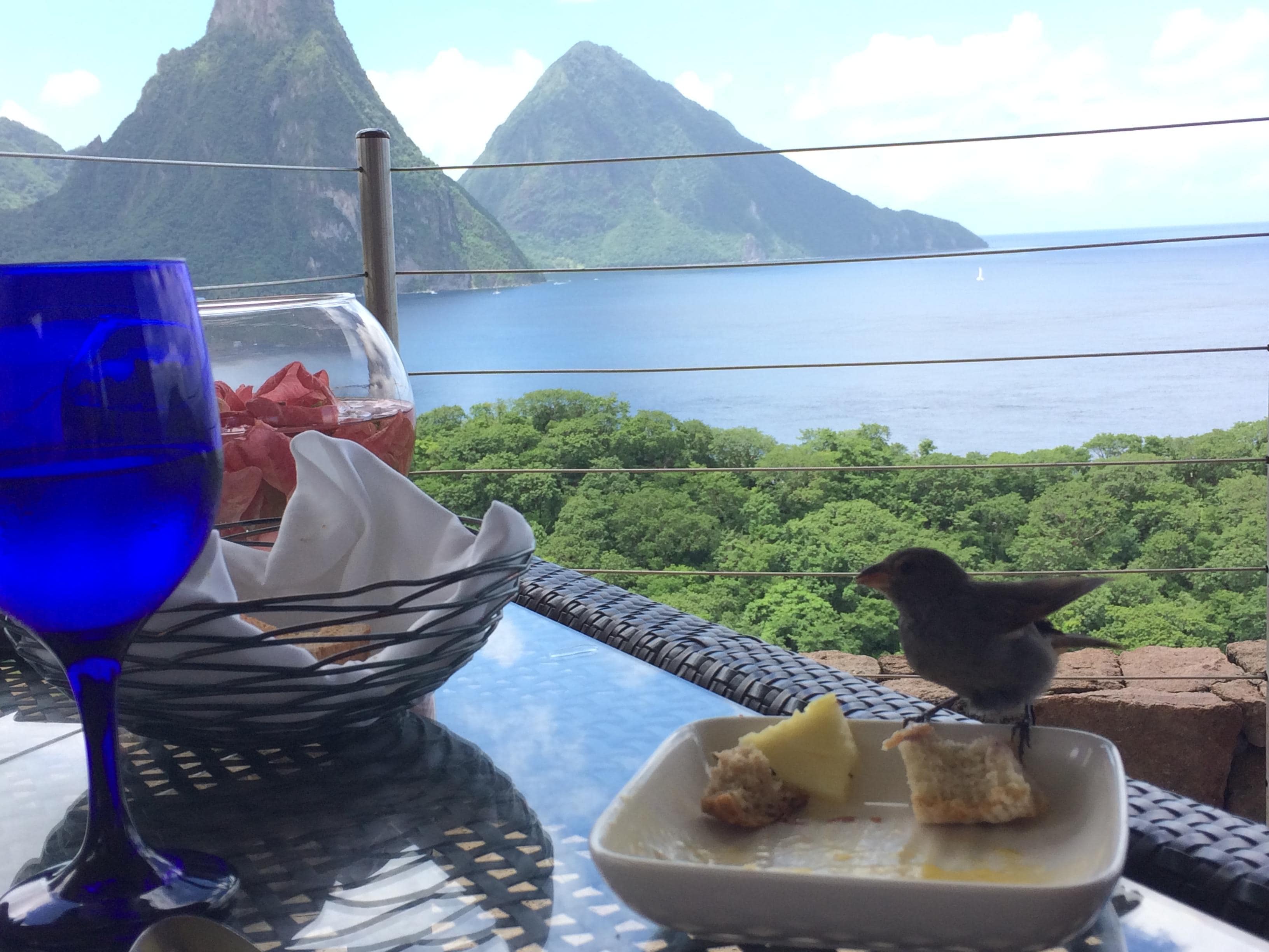 View from Jade Mountain Club.