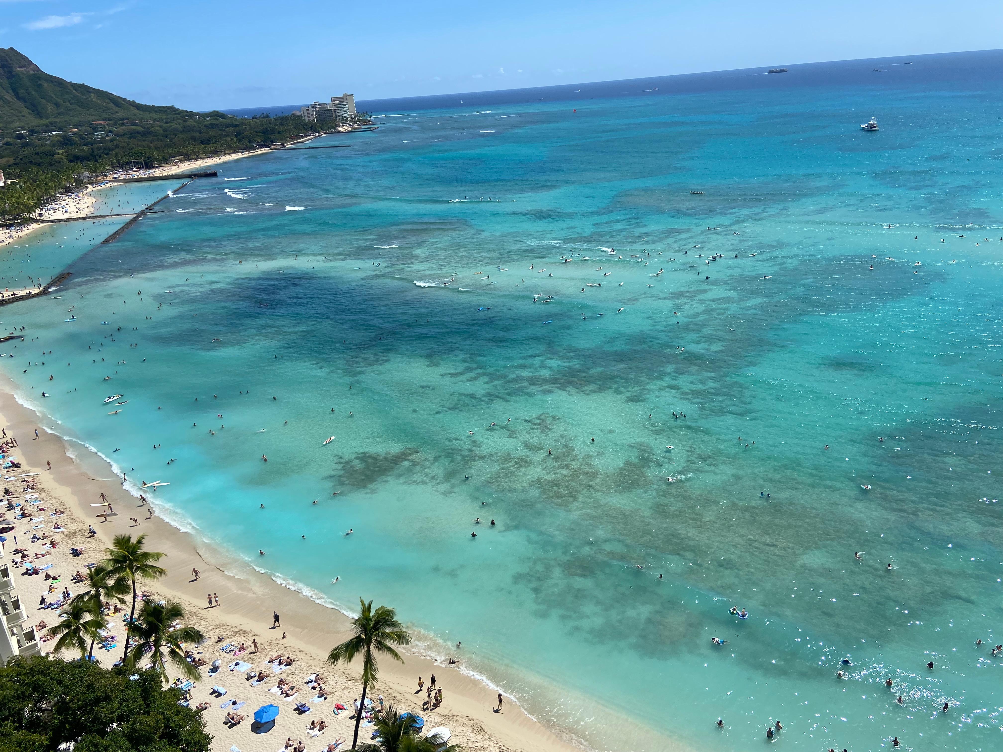 View from our balcony.