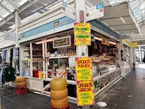 Parte interna do Mercado Testaccio