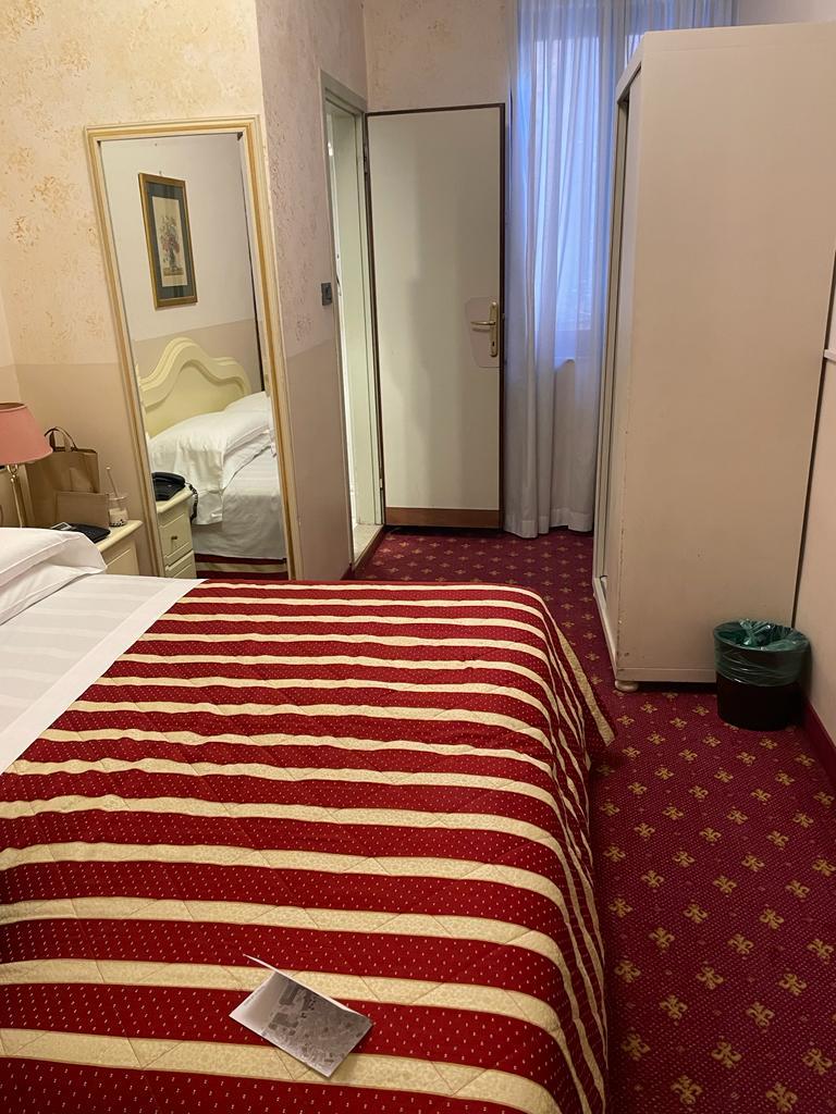 Room 1155. Smelled strongly of cigarette smoke, tight on space, and horrible view. 