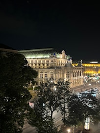 View from room at night