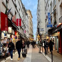 Hyggelige gader omkring hotellet