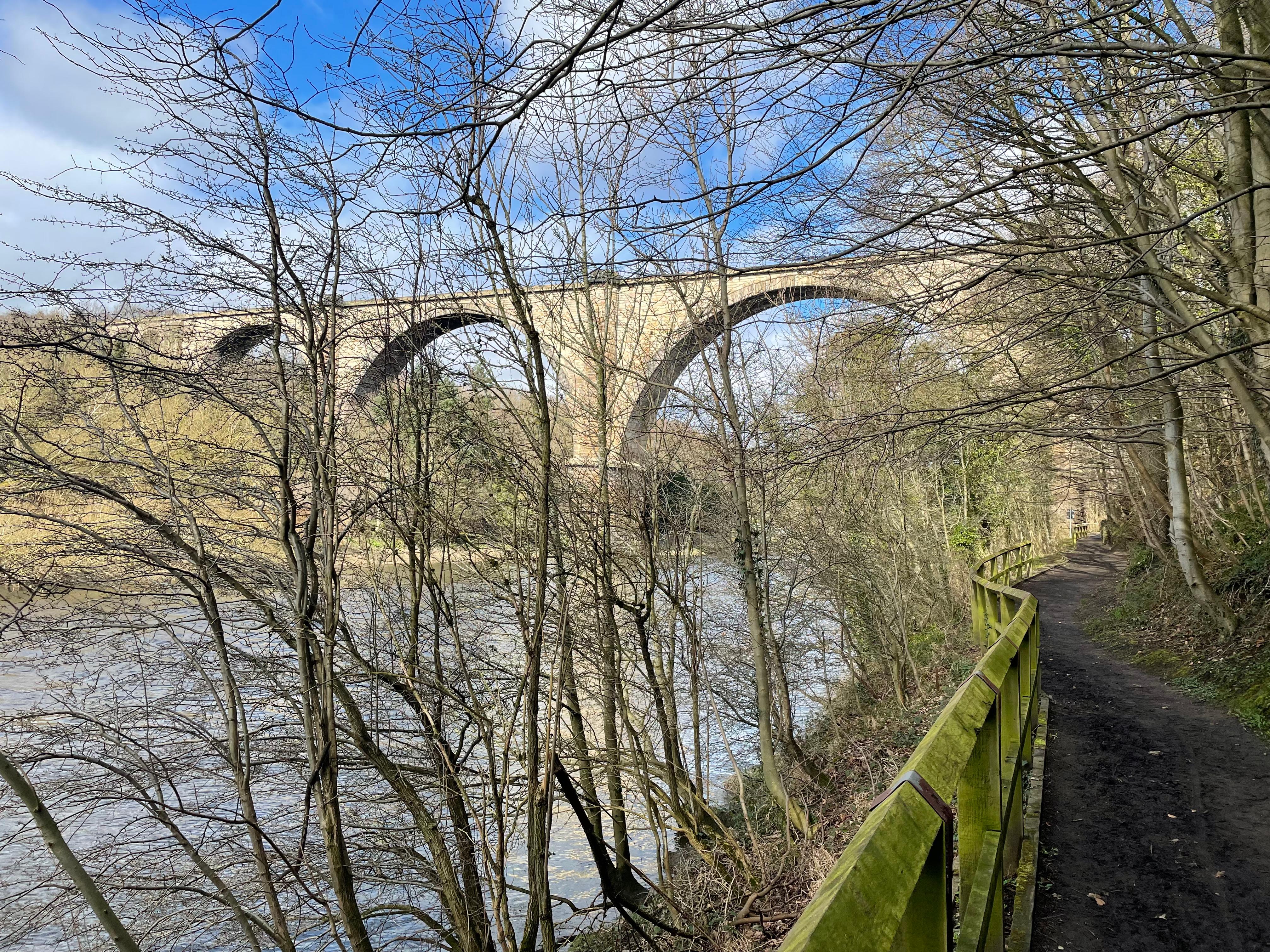 River side walk on doorstep