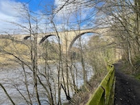River side walk on doorstep