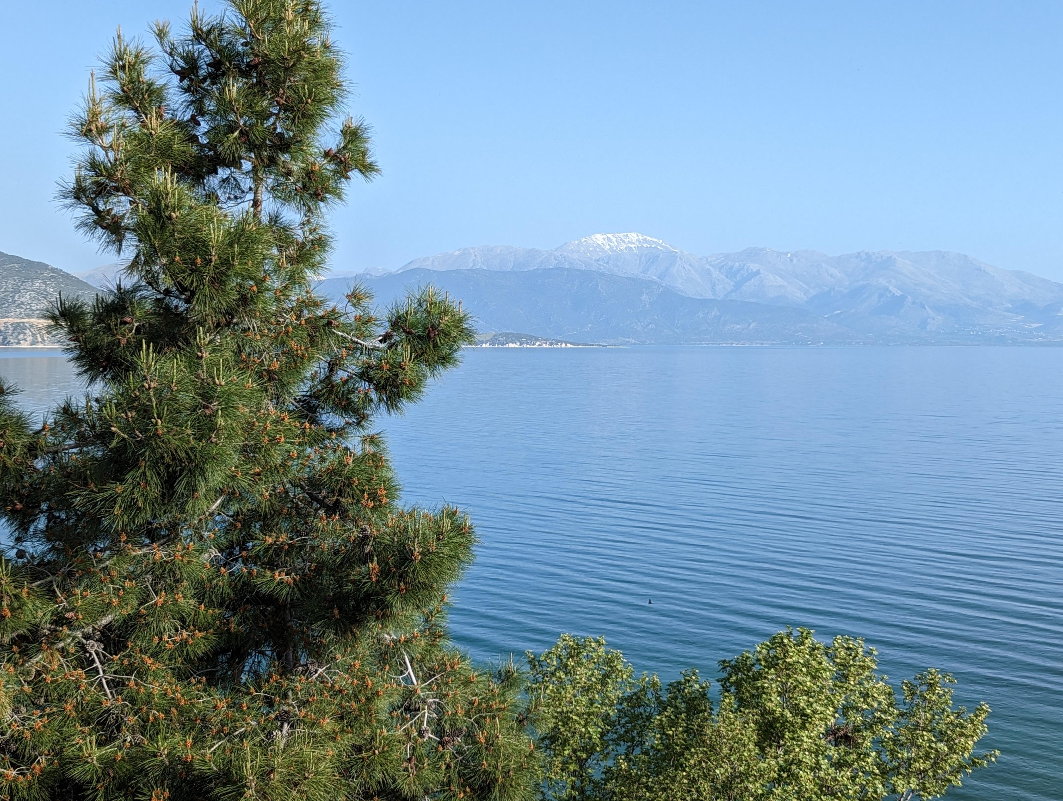 View accross Lake Egirdir to Mt Barla