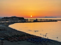 Sunset from the balcony