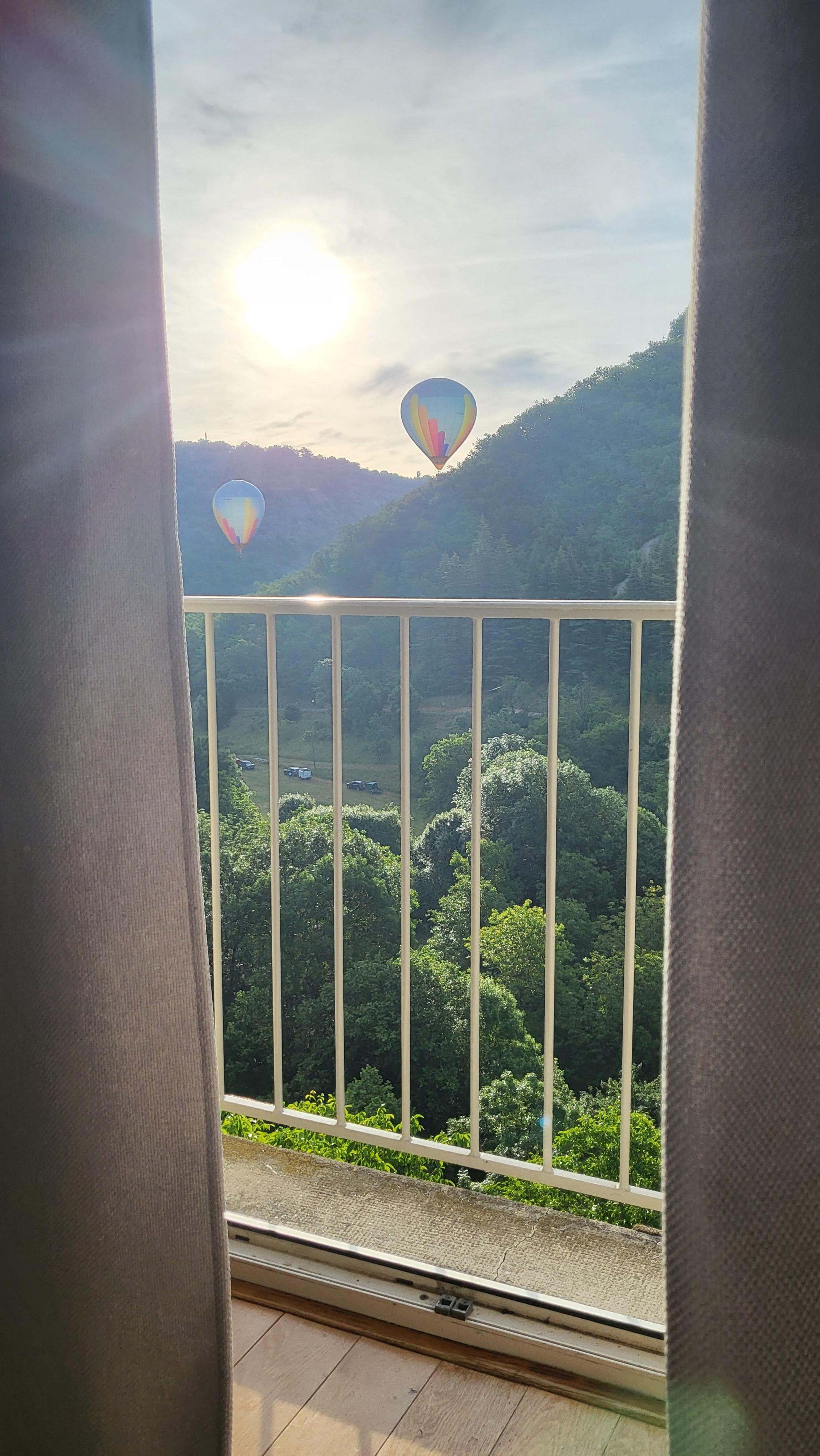 View from room in the morning.