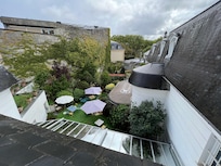 The garden view from the room