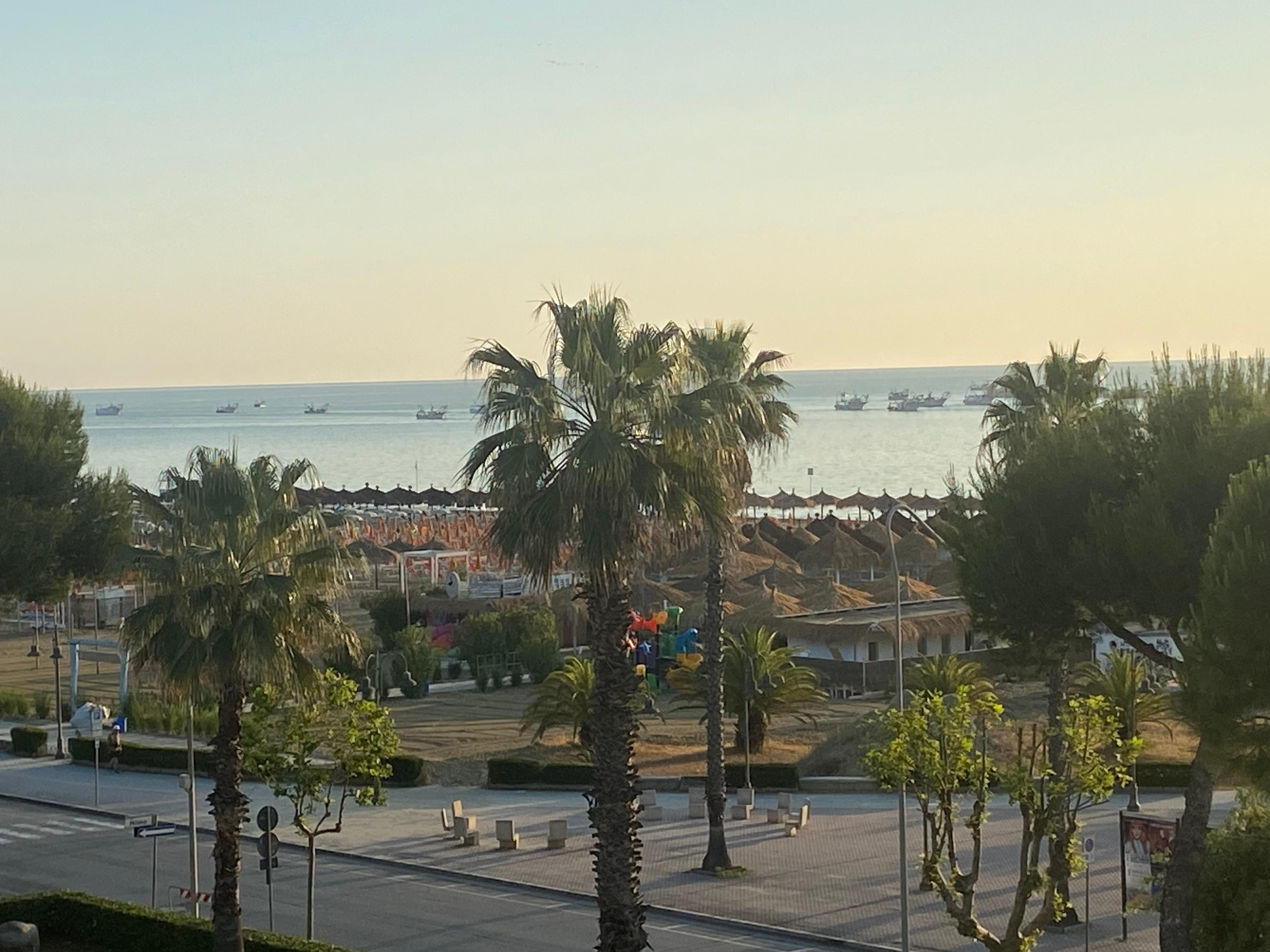 View from a 3rd floor room balcony.