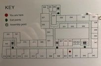 One of the smallest rooms (marked with a red dot).