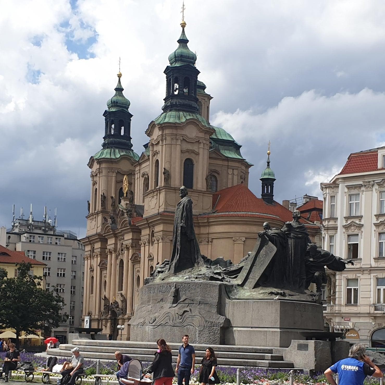 La Plaza vieja de Praga