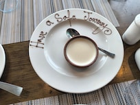 This was on the last day at the hotel.