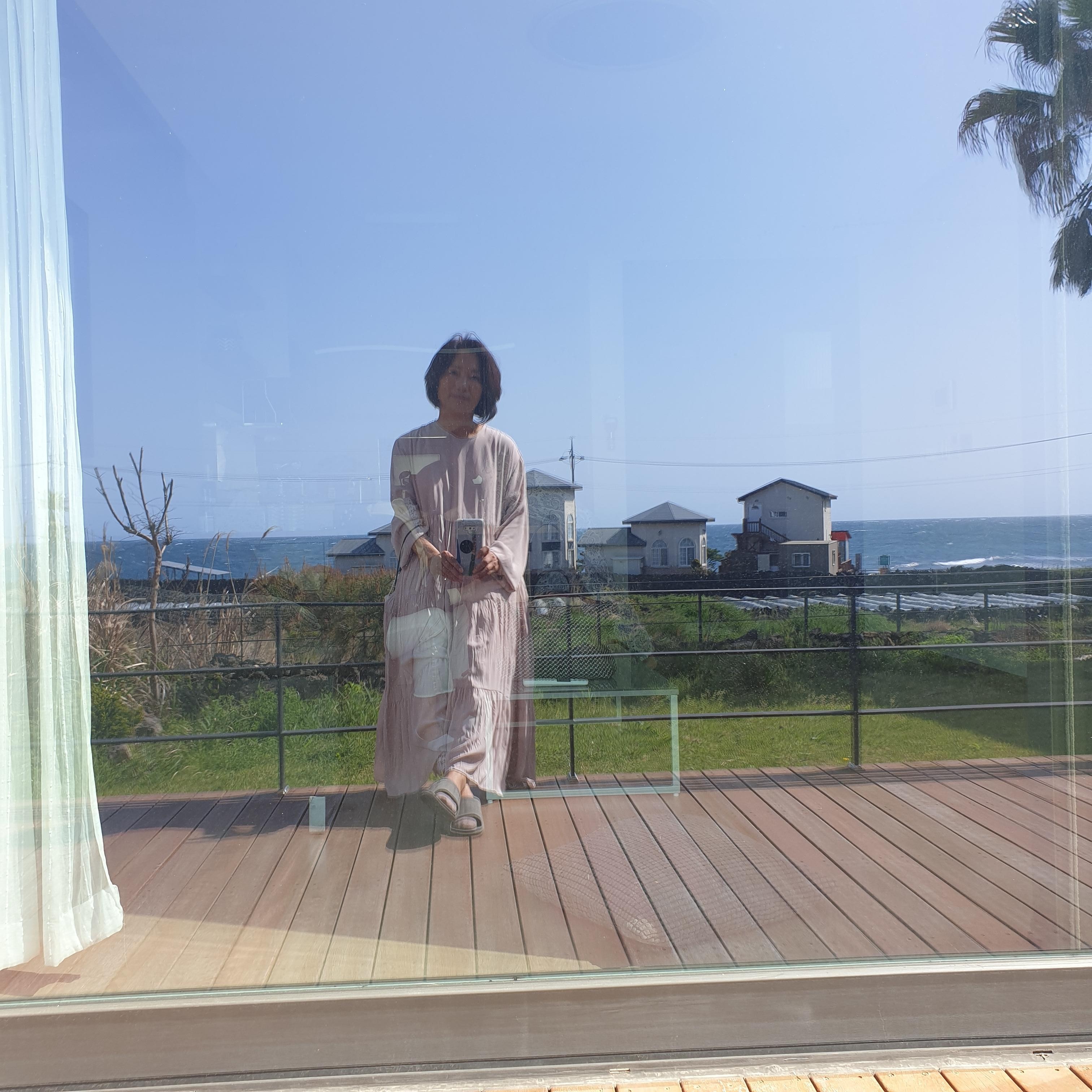 1층테라스에서~