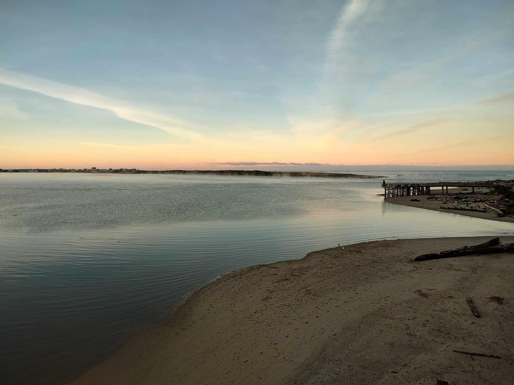 Sunrise over Siletz Bay