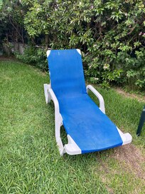 Fuglelort på liggestole