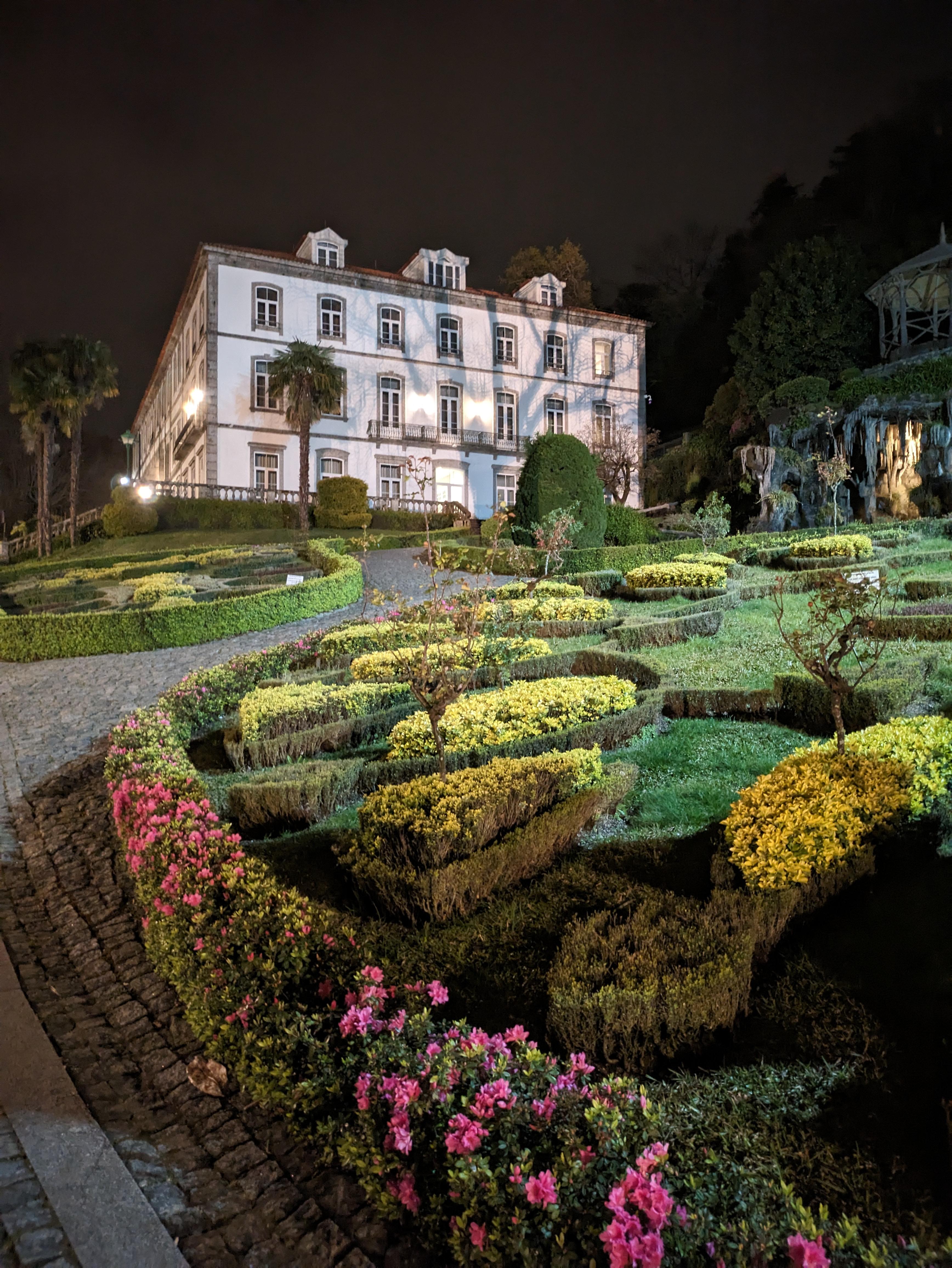 Evening view of the hotel 