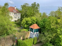 Uitzicht op de tuin aan de achterzijde