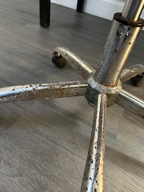 Corroded desk chair