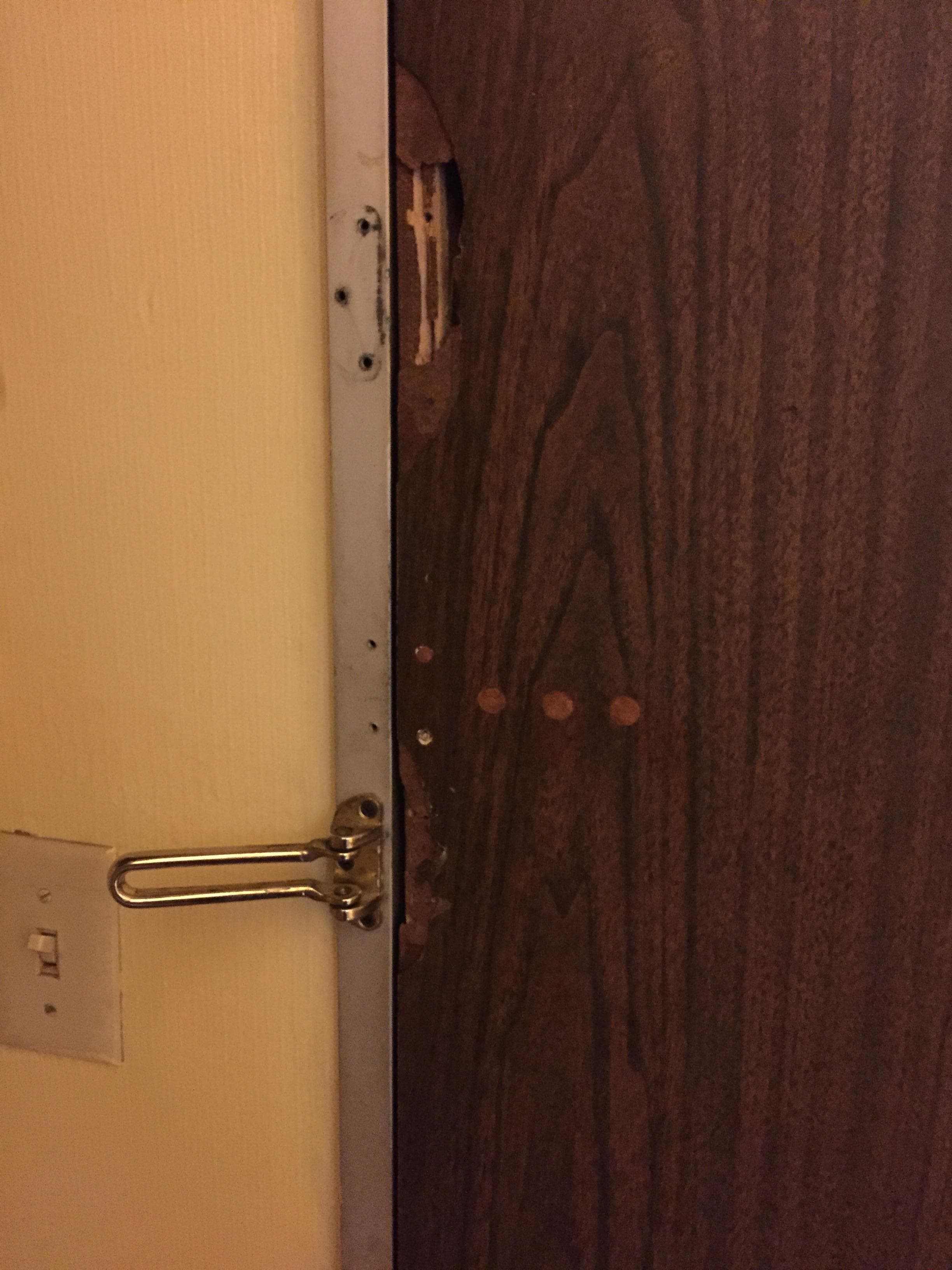Bathroom door split